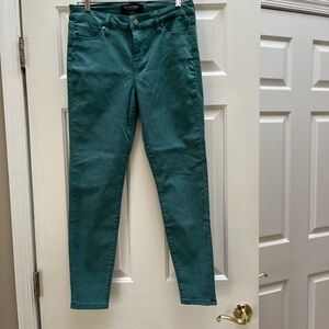 Liverpool Teal Ankle Skinny Pants